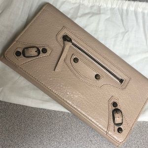 Balenciaga full-size flap wallet